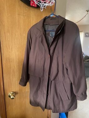Gallery Men's Dark Brown Trench Coat
